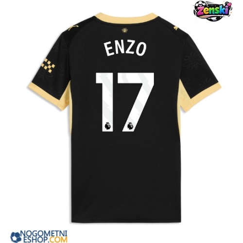 Ženski Nogometni dresi Manchester City Enzo Fernandez #17 Gostujoči 2026-27 Kratek Rokav
